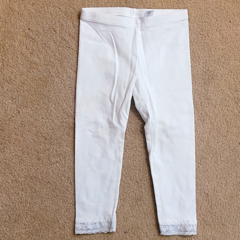 Jumping beans 4T white pant never worn